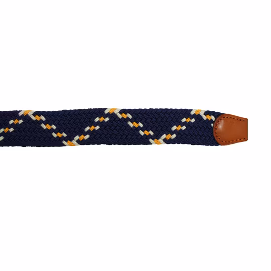 Ceintures extensibles à boucle ardillon de haute qualité, ceintures élastiques tissées pour hommes (35